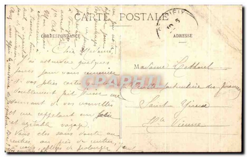 Old Postcard St Georges Sur Loire Chateau de Serrant
