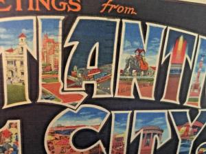 Postcard  Greetings from Atlantic City , NJ  Large Letter,    Y1