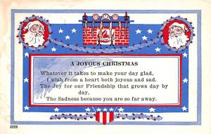 Santa Claus  stains on front