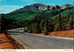 Pikes Peak Colorado Postcard Continental View Card 