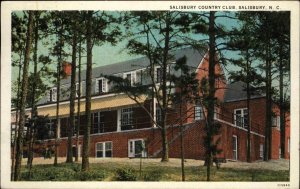 Salisbury North Carolina NC Country Club Vintage Postcard
