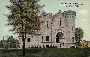 Brumback Library Van Wert Ohio 1910c postcard