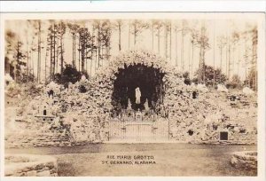 Alabama St Bernard Ave Maria Grotto Real Photo RPPC