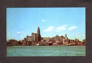 MD Skyline Mathieson Bldg Inner Harbor City View Baltimore Maryland Postcard