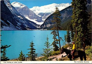 Canada Alberta Trail Riding At Lake Louise