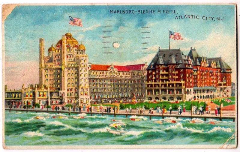 Hold-to-the-light, Marlboro-Blenheim Hotel, Atlantic City NJ
