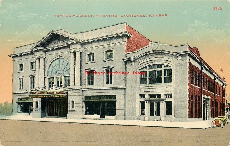 KS, Lawrence, Kansas, Bowersock Theatre, Exterior View, SS Krege No 3165 