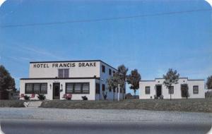 Wilmington Delaware 1950s Postcard Francis Drake Hotel Motor Court & Cottages