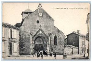 c1910 St. Martin De Gigny Saint Dizier France Unposted Antique Postcard