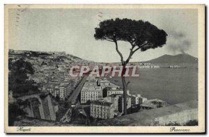 Old Postcard Panorama Napoli