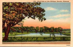 Wisconsin Kenosha Alford Park On Lake Michigan Curteich