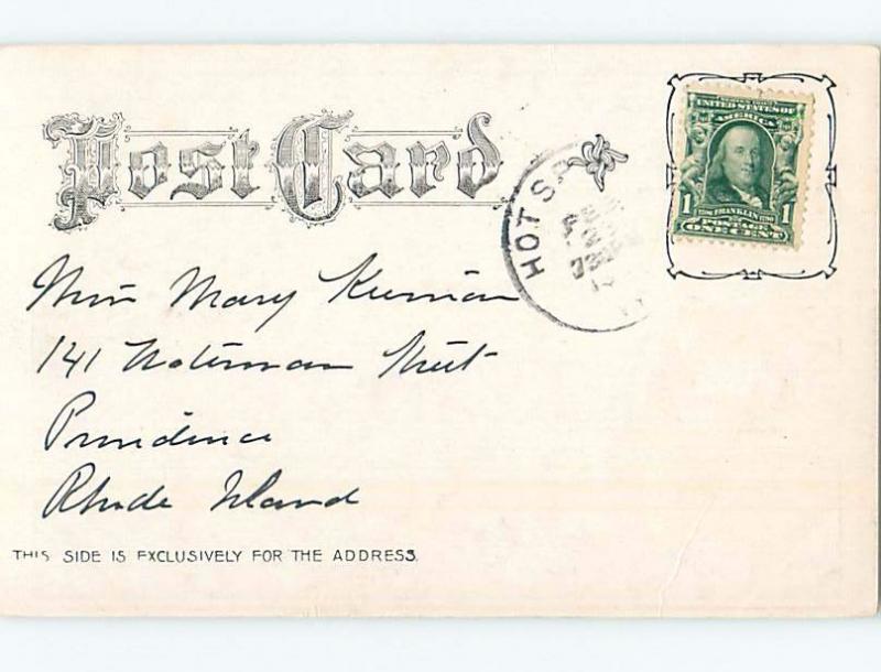 Pre-1907 HOTEL Hot Springs Virginia VA A2762