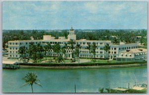 Allegany New York 1960s Postcard St. Francis Hospital on Allison Island