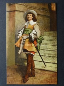 A CAVALIER, TIME OF LOUIS XIII by Artist Meissonier - Old Postcard by Photochrom