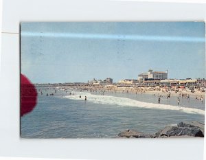 Postcard Enjoying the Surf Ocean City New Jersey USA