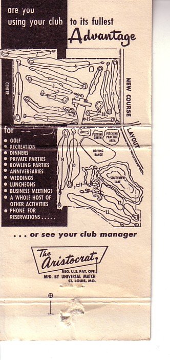 Matchbook Cover ! Southview Country Club, South St. Paul, Minnesota !