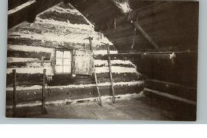 LEXINGTON KY Patterson Log Cabin Bedroom c1910 PC