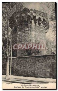 Old Postcard Aix en Provence Tower Tourreluco