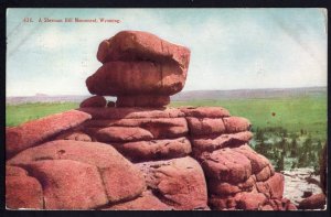 Wyoming A Sherman Hill Monument - pm1909 - Und/B