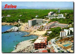 Postcard Modern Tarragona Costa Dorada Salou Beach