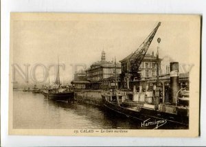3127505 France CALAIS La Gare maritime Vintage postcard