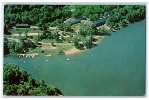 Aerial View Of Camp Facilities Ohio FFA Camp Muskingum Carrollton OH Postcard