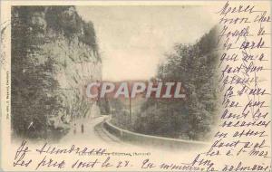 Old Postcard Gorges Chailles (Savoie) (map 1900)