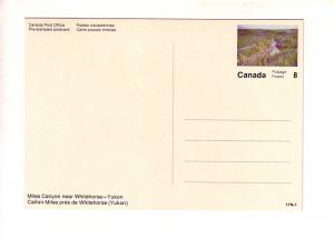 Miles Canyon near Whitehorse, Yukon, Prepaid with Matching 8 Cent Stamp