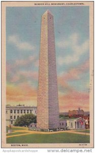 Massachusetts Boston Bunker Hill Monument Charlestown 1952