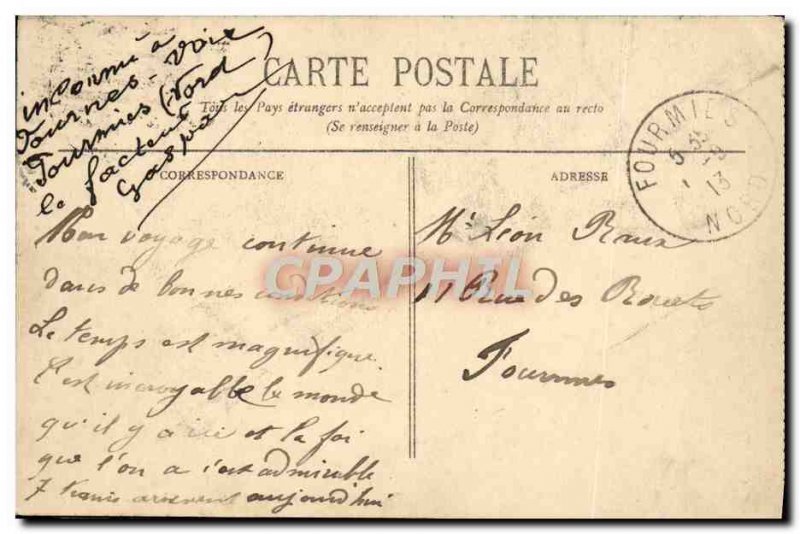 Old Postcard Lourdes Lake