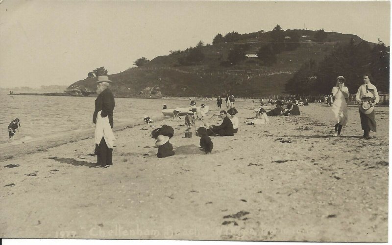 Cheltenham Beach, New Zealand,  W.T. Wilson Photo, Unused (R81)