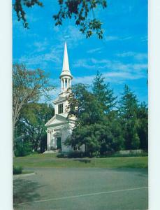 Unused Pre-1980 CHURCH SCENE Cape Cod - Sandwich Massachusetts MA p3819@