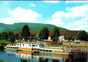 Veckerhagen, Reinharshagen Germany  HOTEL PETER Holzminden Ferry  4X6 Postcard