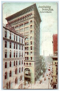 1910 Ames Building Roxbury Exterior Street Boston Massachusetts Vintage Postcard