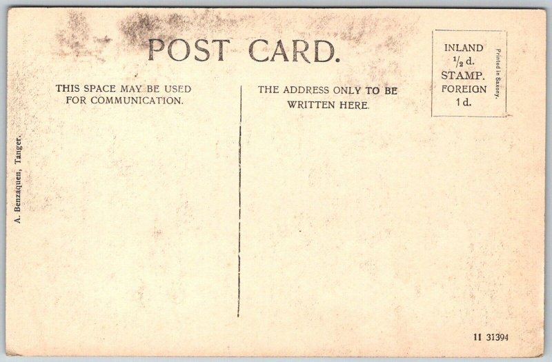 Gibraltar c1910 Postcard Entrance To Moorish Castle