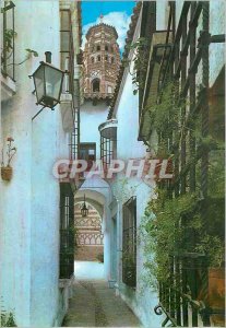 Postcard Modern Pueblo Espanol Barcelona Street Arcs