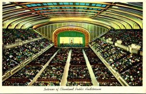 Ohio Cleveland Public Auditorium Interior