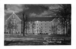 Tahlequah Oklahoma Northeastern State University Wilson Hall Real Photo AA73005