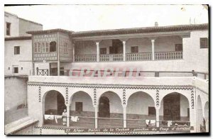 Postcard Old Algiers Casbah Palace Pavilion Doup of fan