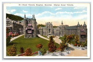 Royal Victoria Hospital Montreal Quebec Canada WB Postcard N22