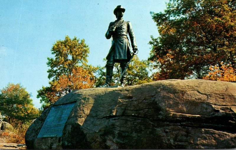 Pennsylvania Gettysburg Little Round Top General Warren Monument