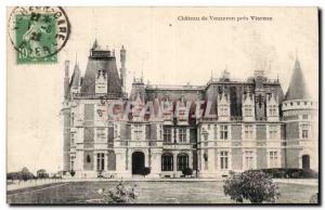 Old Postcard Chateau de Vouzeron near Vierzon