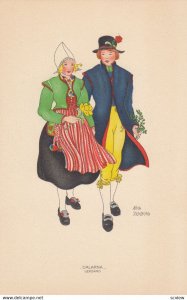 Couple , DALARNA , Sweden , 1930-50s : Aina Stenberg