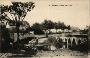 CPA FISMES - Pont sur l'Ardre (490552)