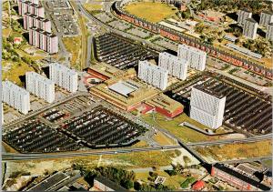 Goteborg Frolunda Torg Vasira Frölunda Sweden Aerial c1972 Vintage Postcard D92