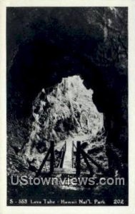 Lava Tube, Real Photo - Hawaii National Park , Hawaii HI