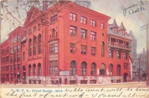 Grand Rapids Michigan 1907 Postcard YMCA Building