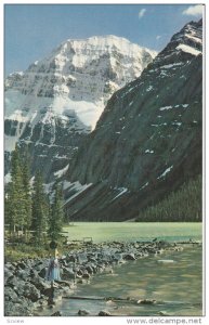 Mount Edith Cavell, Jasper Valley, Jasper, Alberta, Canada, 40´s-60´s