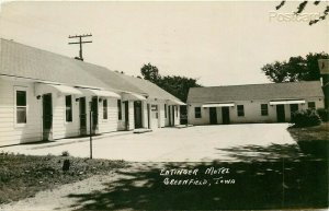 IA, Greenfield, Iowa, Eatinger Motel, RPPC