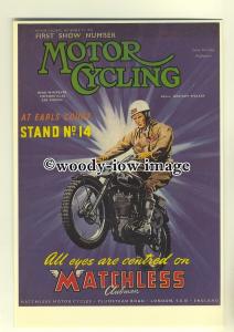 ad0045 - Motorcycle Magazine Cover , Matchless Clubman - modern advert postcard